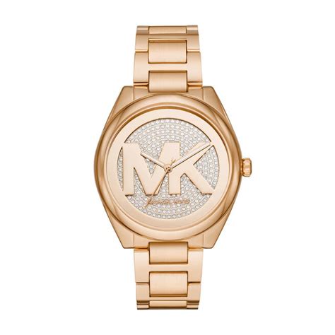 orologio michael kors con brillantini|Orologio Donna Michael Kors Mk7088 Janelle dorato con .